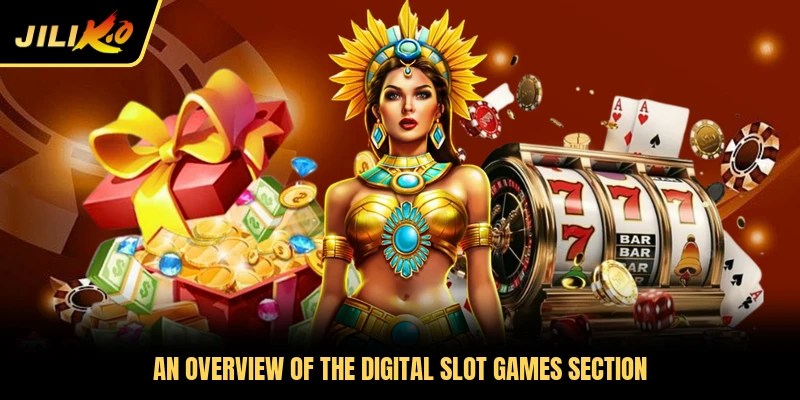 An overview of the digital slot games section