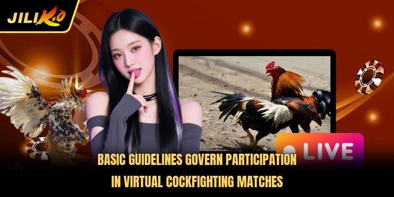 Basic guidelines govern participation in virtual cockfighting matches