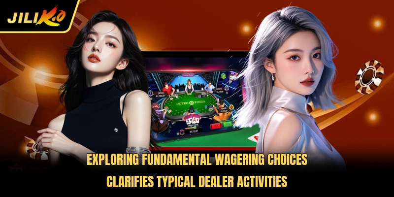 Exploring fundamental wagering choices clarifies typical dealer activities