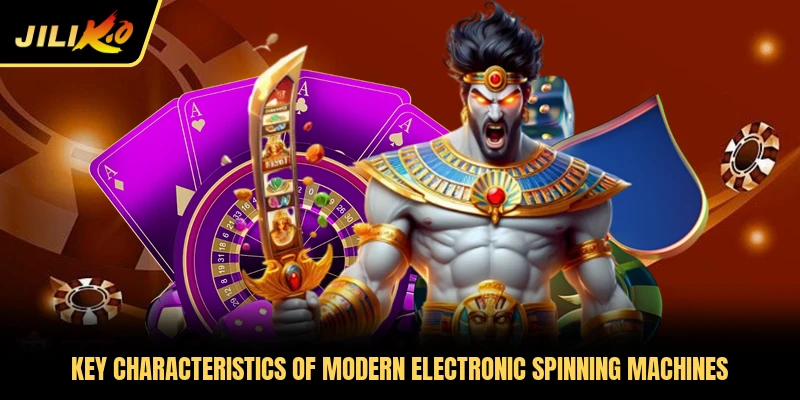 Key characteristics of modern electronic spinning machines