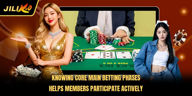 Knowing core main betting phases helps members participate actively