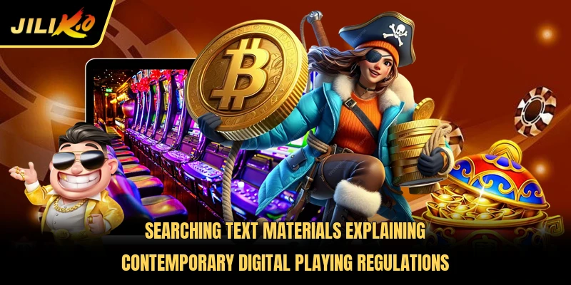 Searching text materials explaining contemporary digital playing regulations