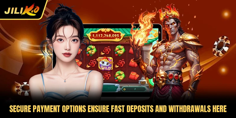Secure payment options ensure fast deposits and withdrawals here