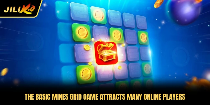 The basic Mines grid game attracts many online players