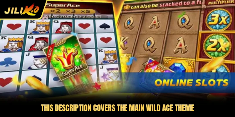 This description covers the main Wild Ace theme
